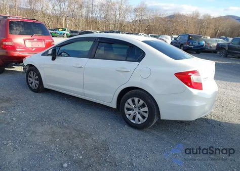 2012 Honda Civic Lx из США, поврежденный, VIN 2HGFB2F50CH576305